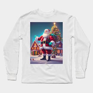 Christmas Santa Long Sleeve T-Shirt